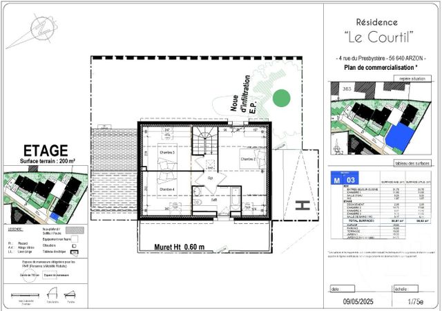 maison à vendre - 5 pièces - 90.97 m2 - ARZON - 56 - BRETAGNE - Century 21 Ar'Zon Immobilier