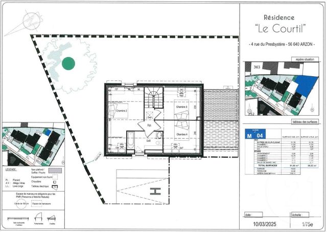 maison à vendre - 5 pièces - 91.0 m2 - ARZON - 56 - BRETAGNE - Century 21 Ar'Zon Immobilier