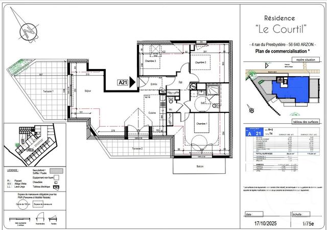 appartement - ARZON - 56
