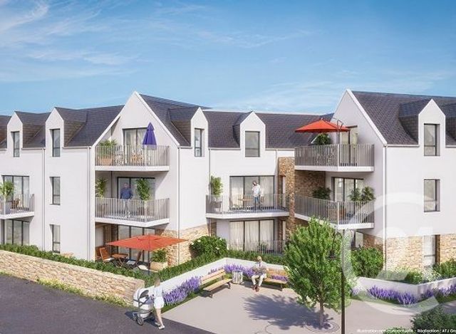 Appartement T2 à vendre - 2 pièces - 43.21 m2 - ARZON - 56 - BRETAGNE - Century 21 Ar'Zon Immobilier