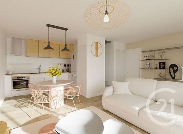 Appartement T2 à vendre - 2 pièces - 43.21 m2 - ARZON - 56 - BRETAGNE - Century 21 Ar'Zon Immobilier